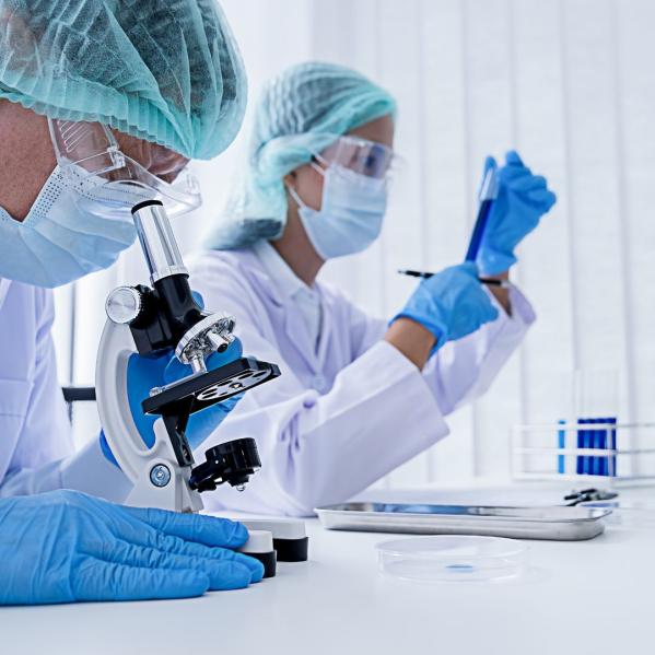 lab looking at analyses